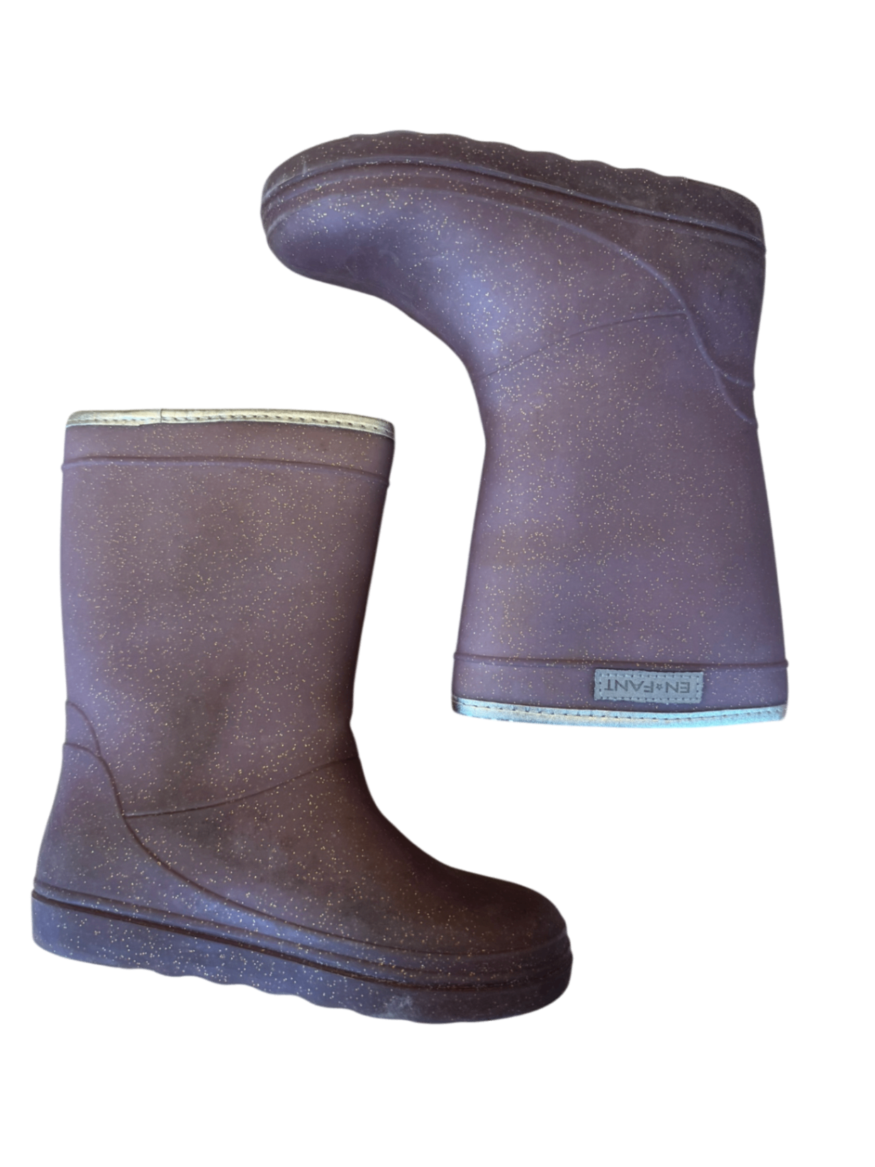 Gummistiefel Rosé mit Glitzer Gr.30 | EnFant