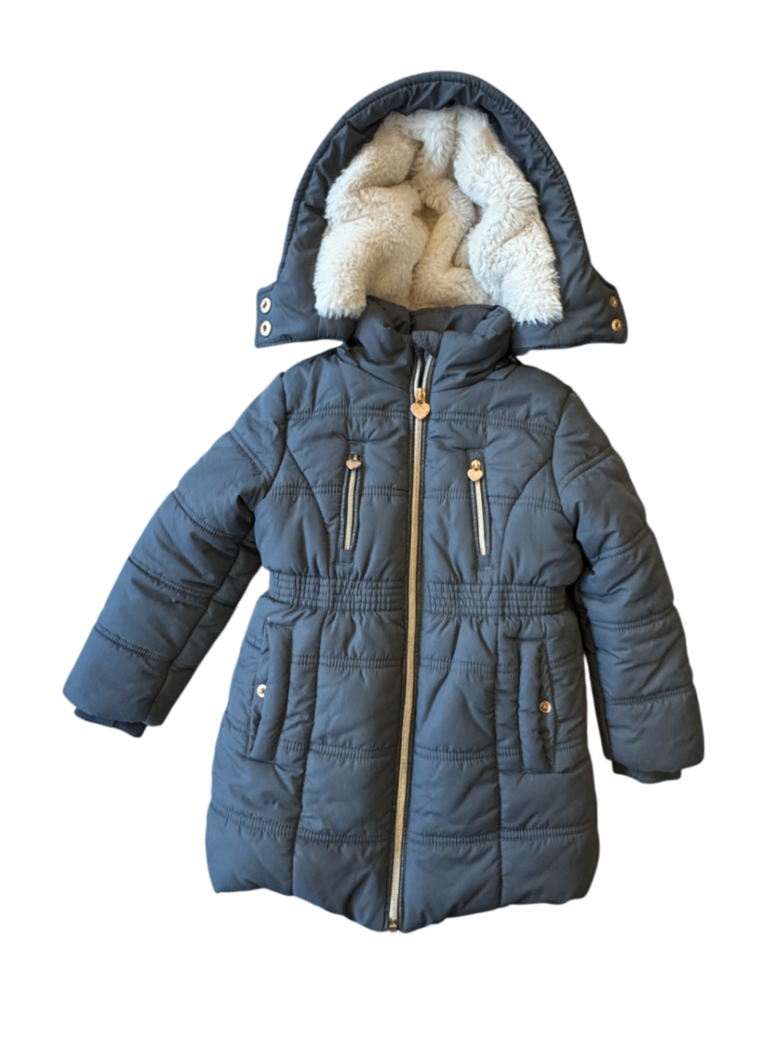 Jackenparka gefüttert Dunkelgrau Gr.92/98 | Review