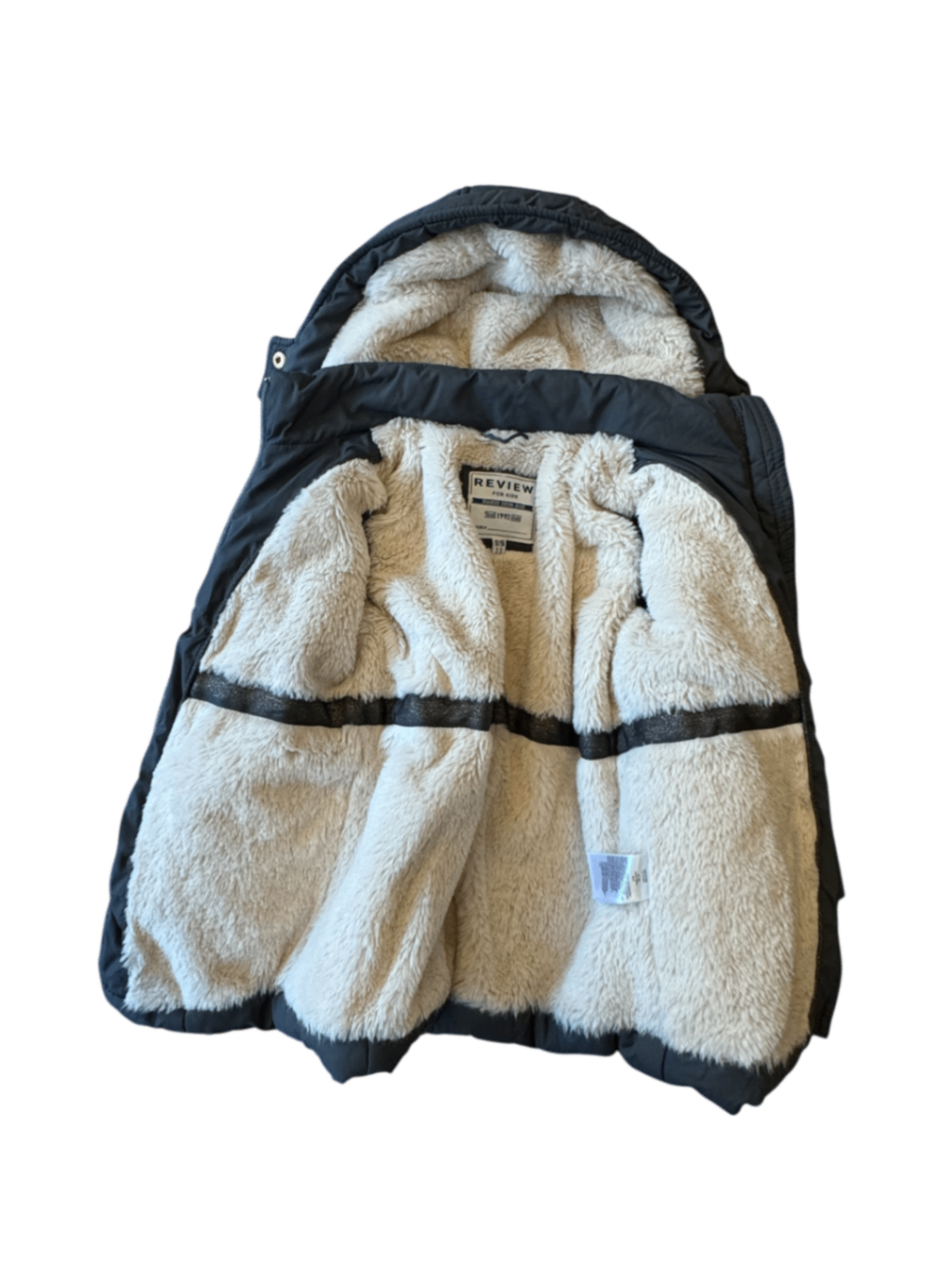 Jackenparka gefüttert Dunkelgrau Gr.92/98 | Review