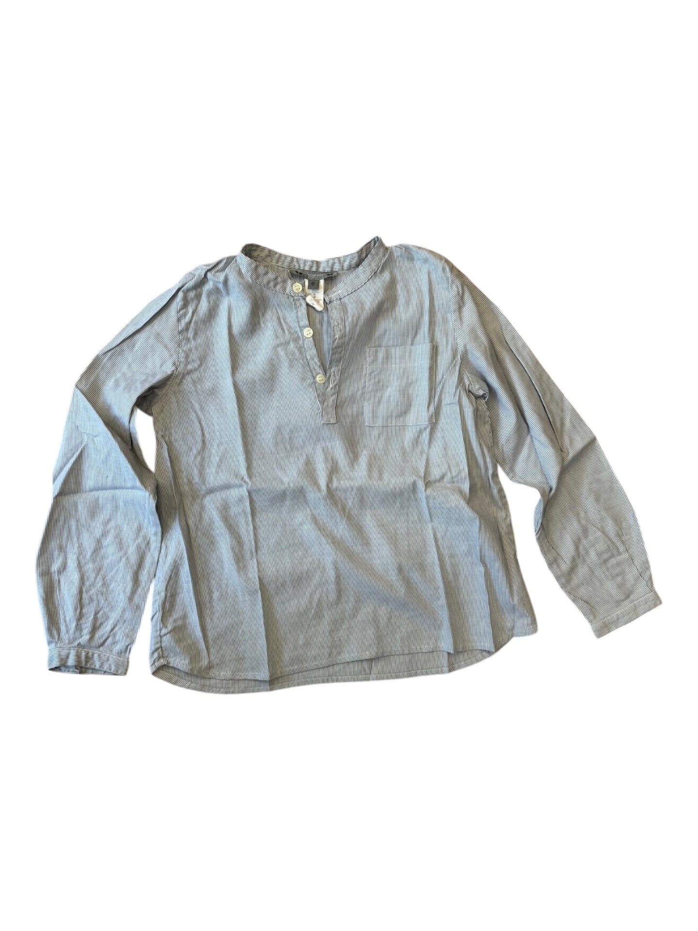 Bluse Blau gestreift Gr.128 | Bonpoint
