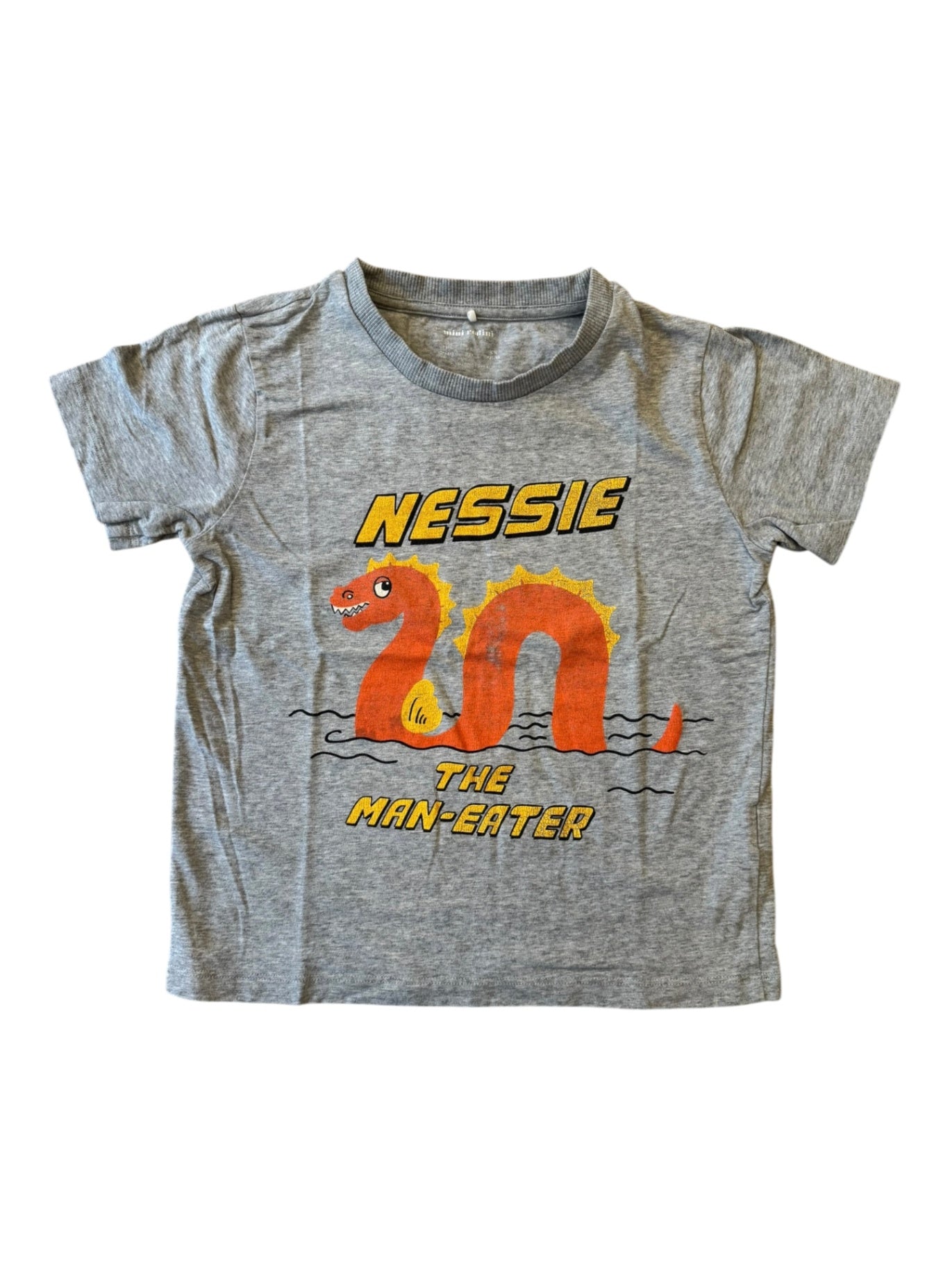 T-Shirt Grau Gr.128 | mini rodini