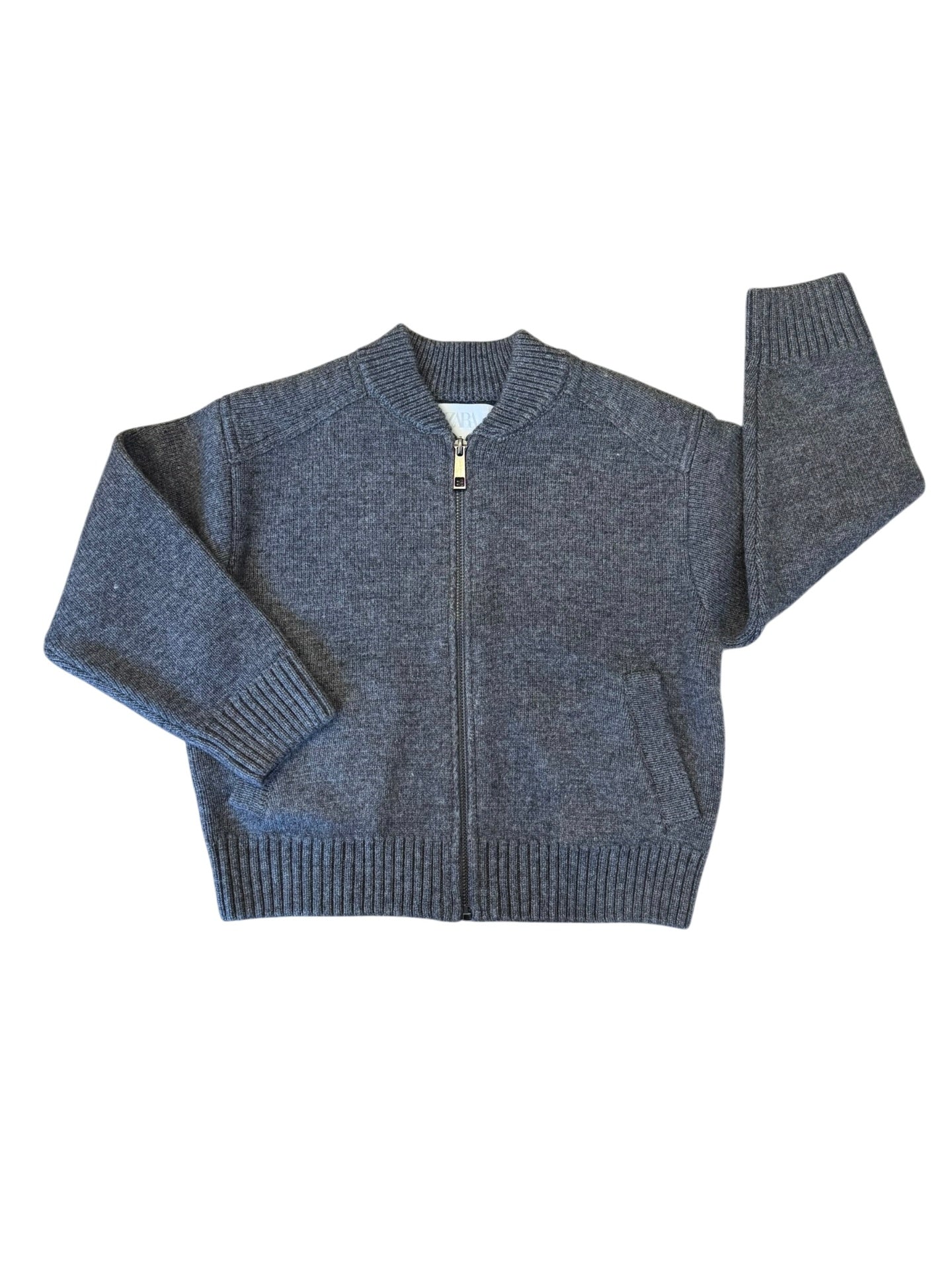 Strickjacke Grau Gr.110 | ZARA