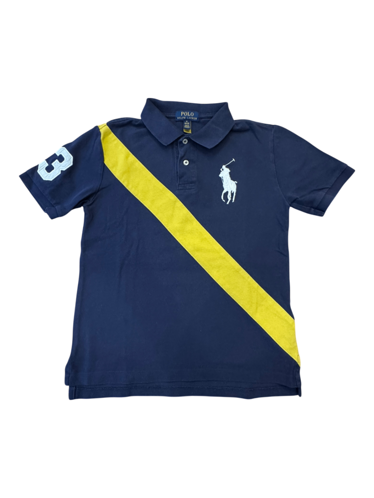 Polo-Shirt Dunkelblau und Gelb Gr.140 | Polo Ralph Lauren