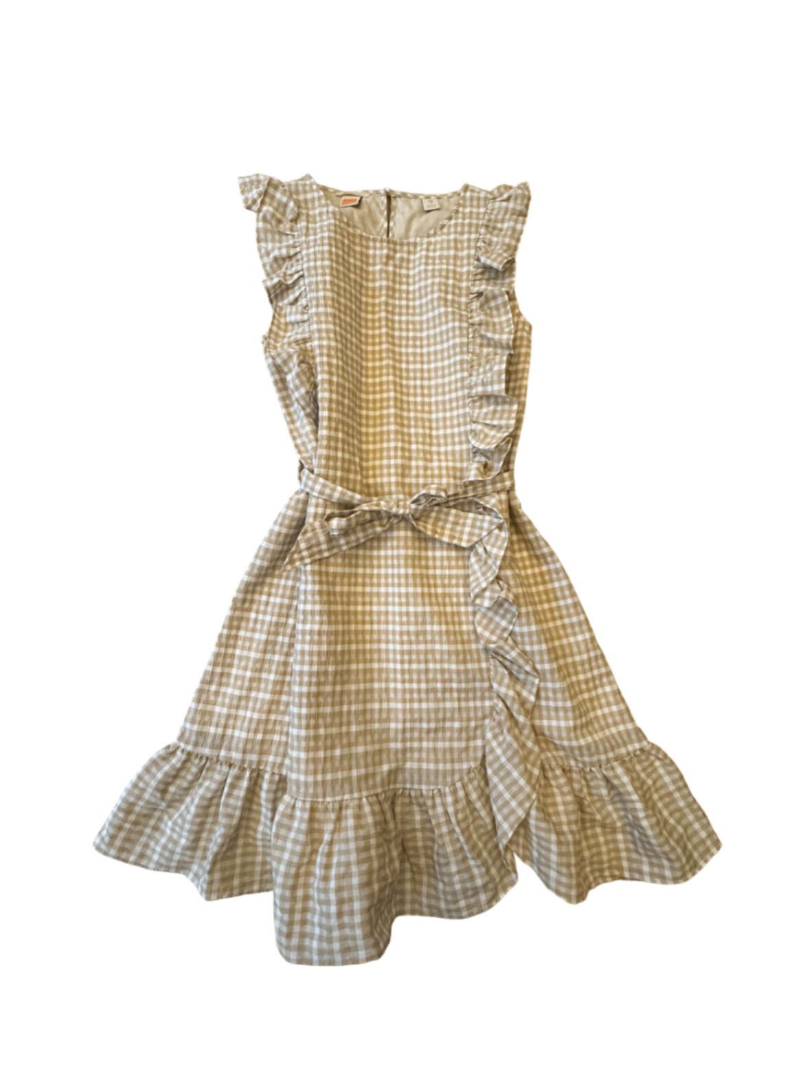 Kleid Beige-Weiß kariert Gr.14 | Scotch R'Belle