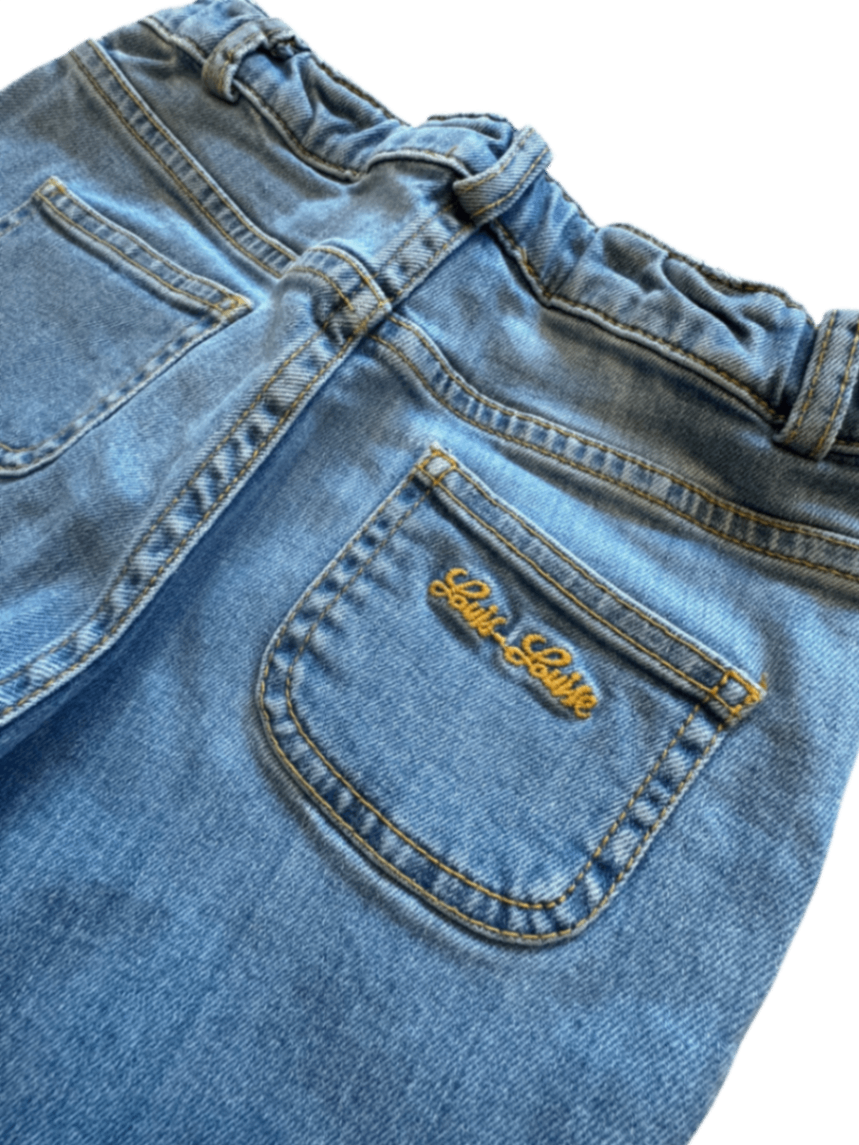 Schlag-Jeans "Christie" Blau Gr.128 | Louis & Louise