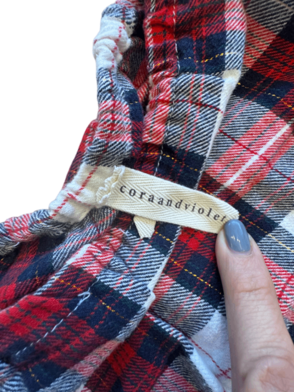 Baby Bloomer Rot kariert Gr.80 | Cora and Violet