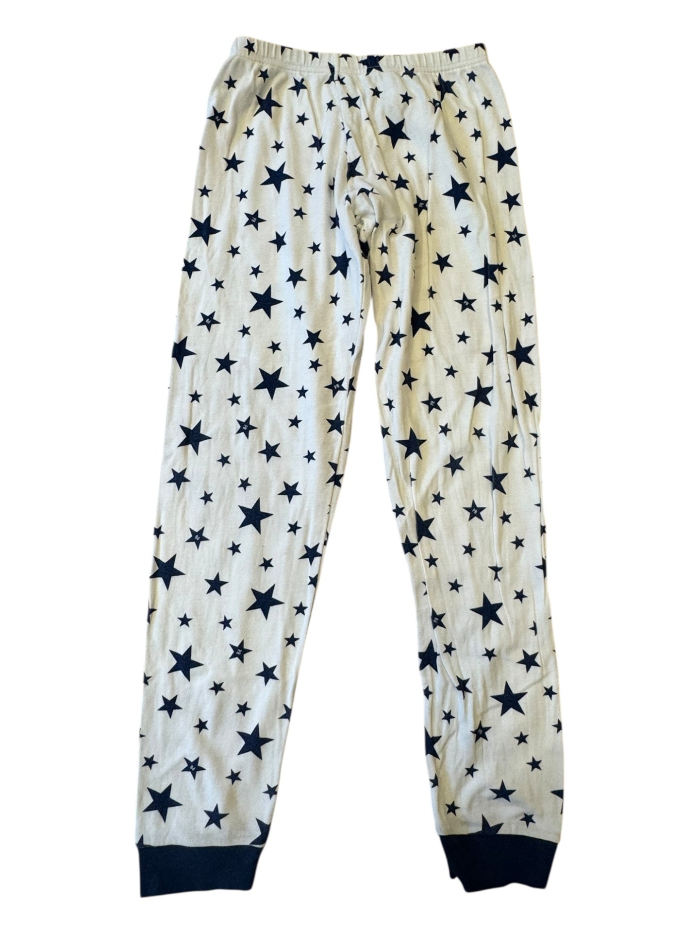 Pyjama 2-teilig Weiß mit blauen Sternen Gr.140 | Petit Bateau