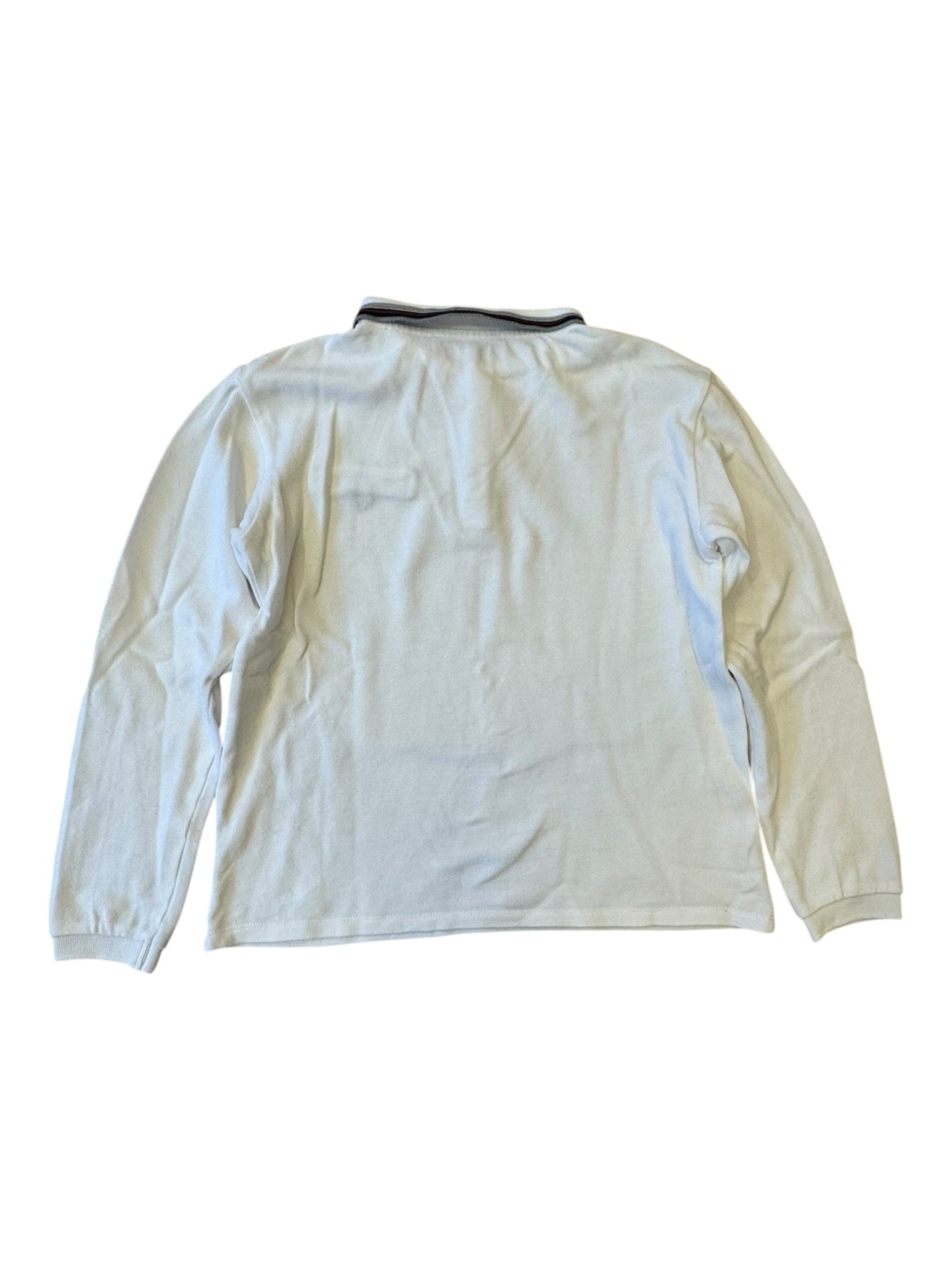 Poloshirt langarm Weiß Gr.12 | Tartine et Chocolat