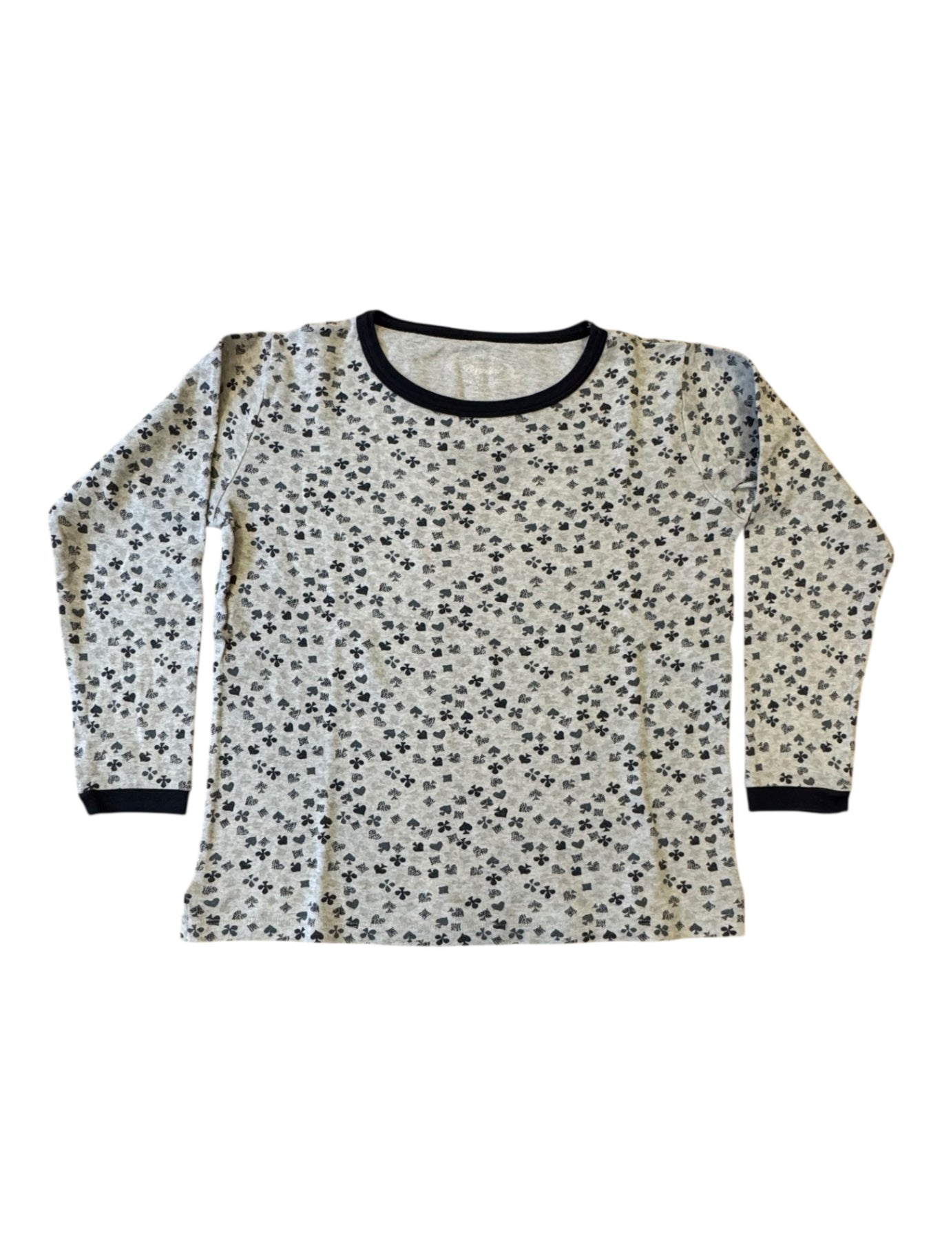 Pyjama Grau mit blauem Muster Gr.10 | Bonpoint