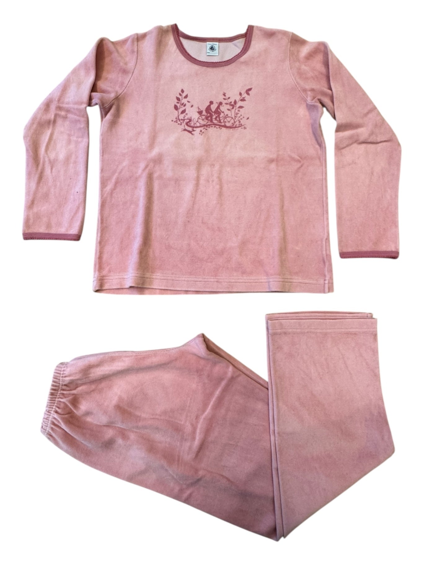 Pyjama Mädchen Rosa Gr.146 | Petit Bateau