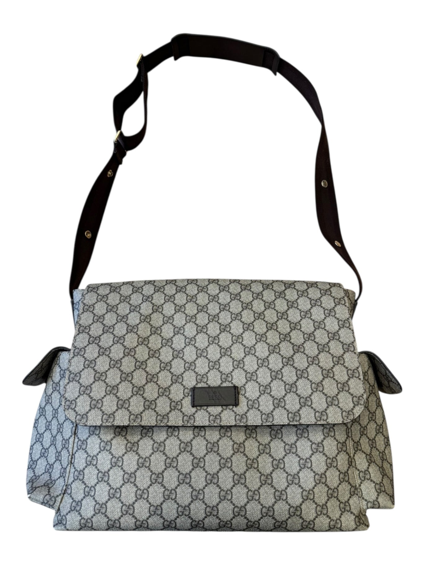 Wickeltasche Beige, Dunkelbraun Gr. | Gucci