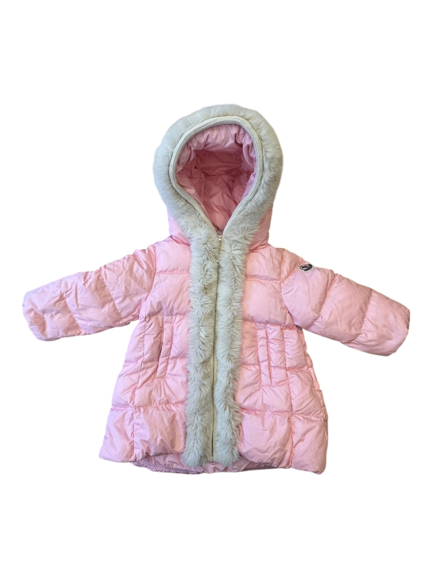 Daunen-Mantel Baby-Mädchen Pink Gr.74 | Moncler