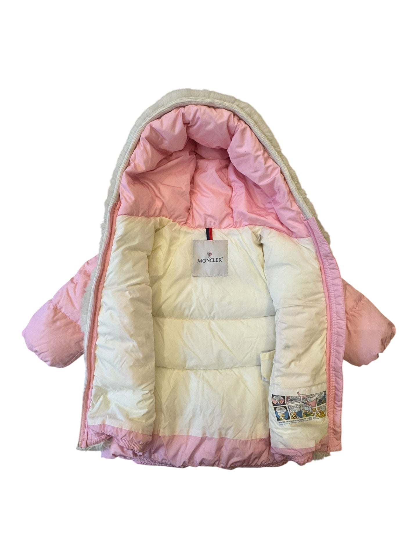 Daunen-Mantel Baby-Mädchen Pink Gr.74 | Moncler