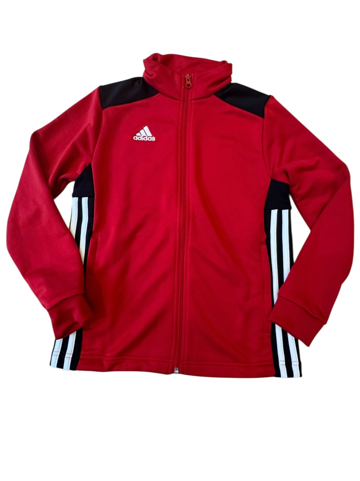 Trainingsanzug Rot-Schwarz Gr.152 | Adidas