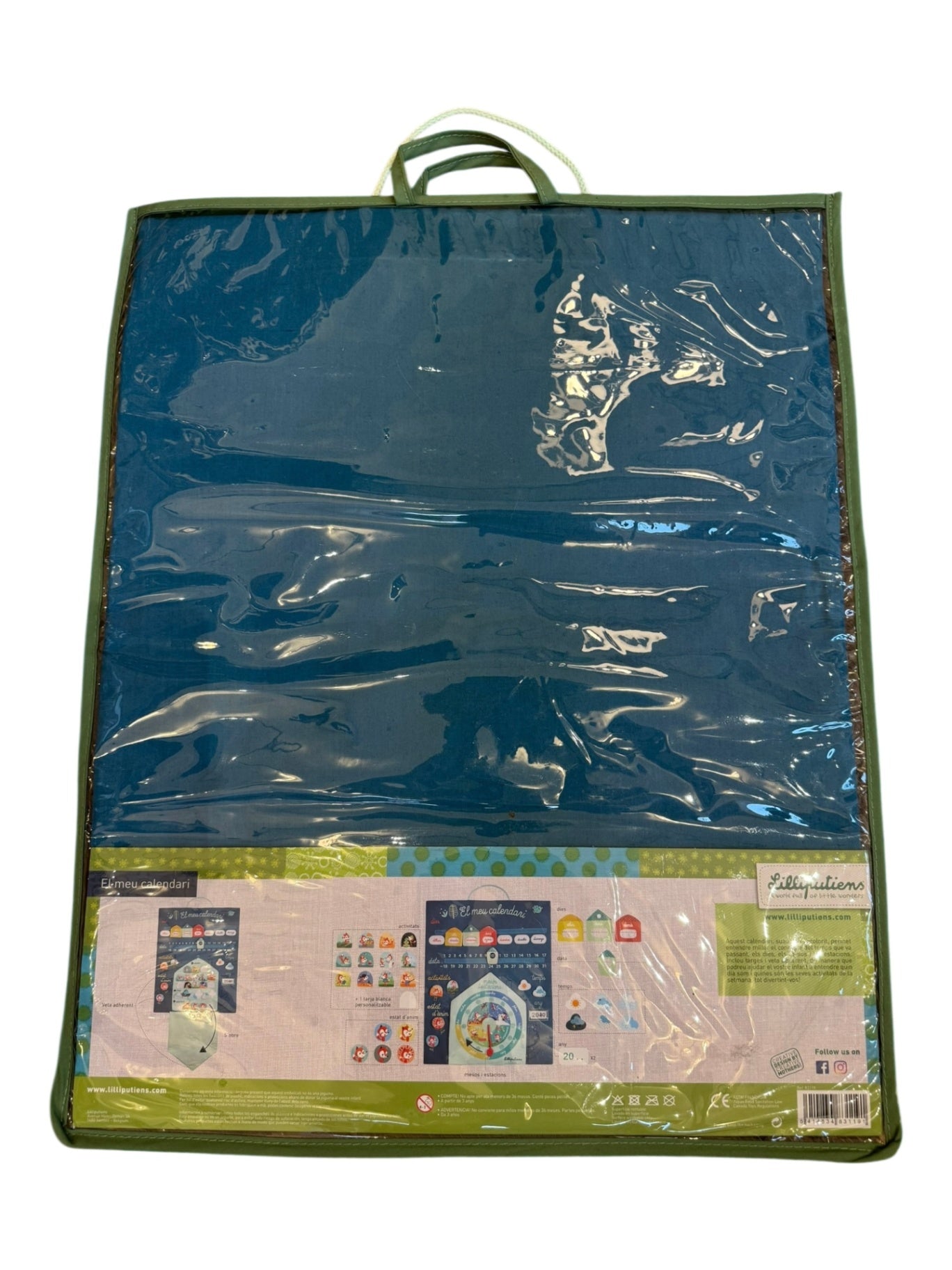 Stoffkalender Wandkalender "El meu calendari" Gr. 50*60 cm | Lilliputiens