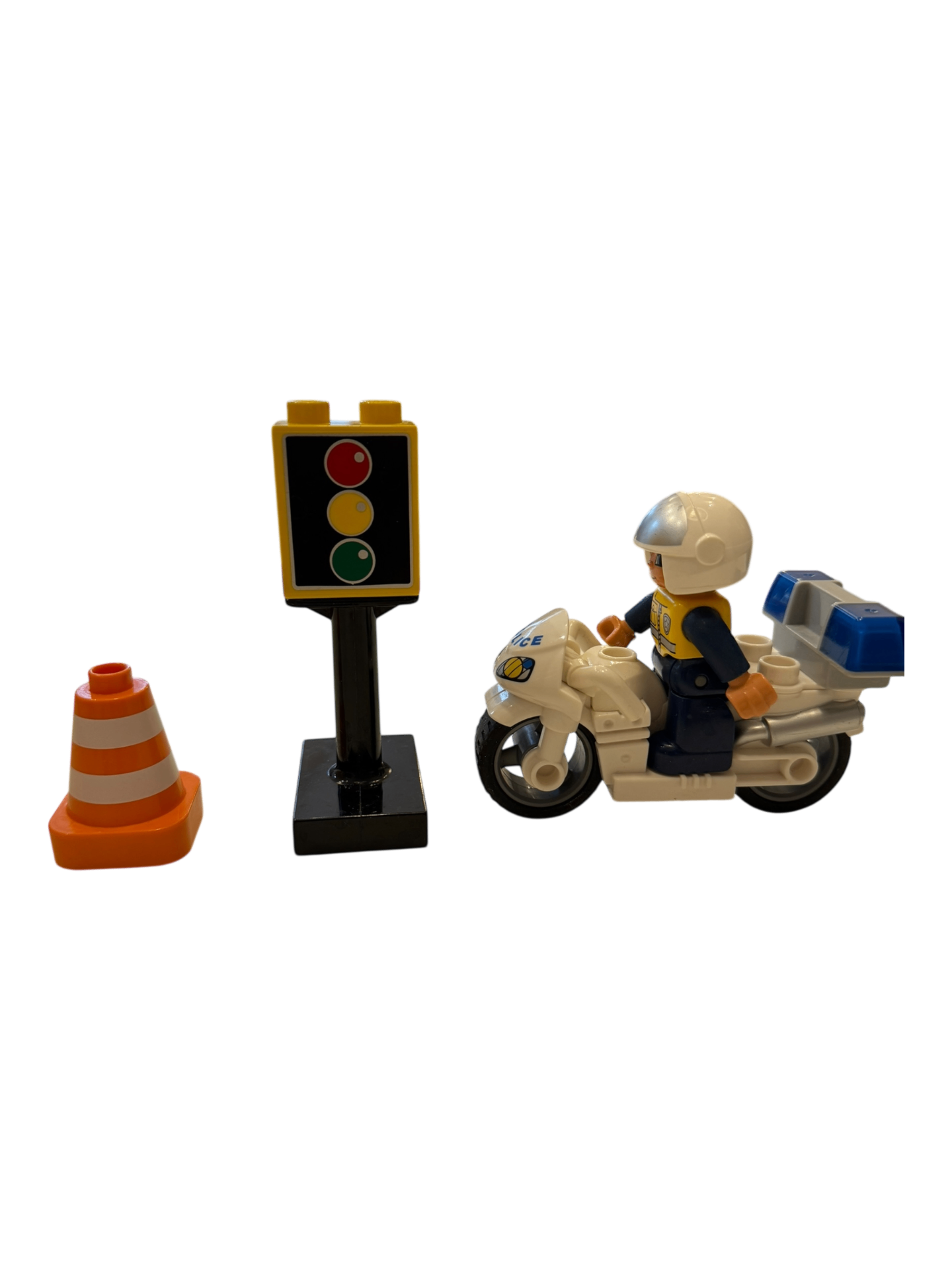 Motorradpolizist Set 5678 Bunt Gr. | Duplo