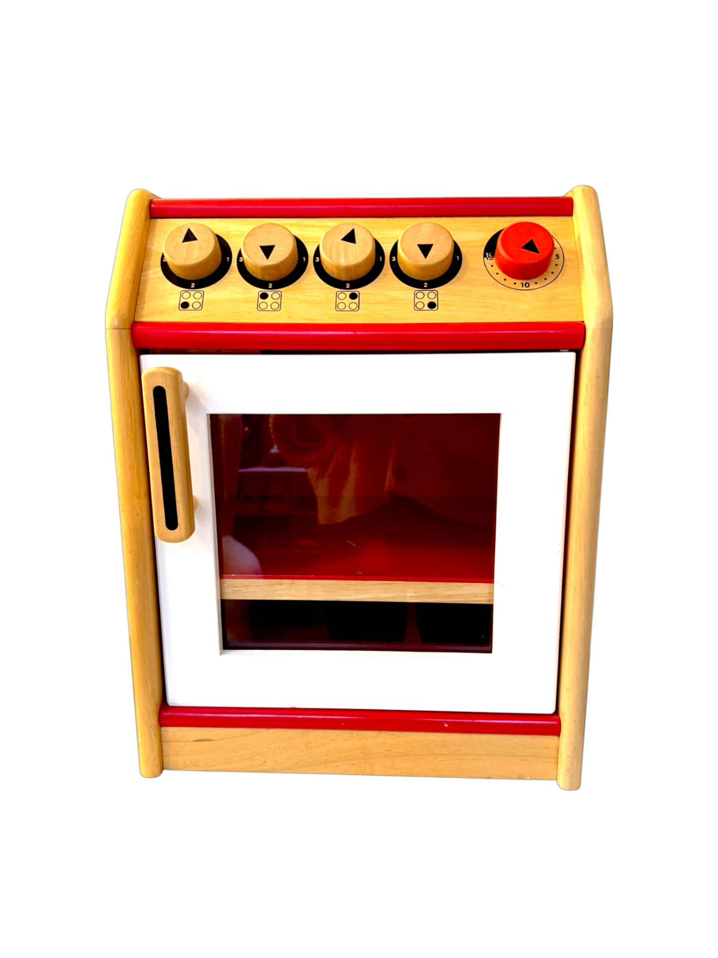 Tidlo Herd aus Holz Rot, Weiß, Natur Gr.Höhe. 52cm, Gewicht 8,7kg | Tidlo