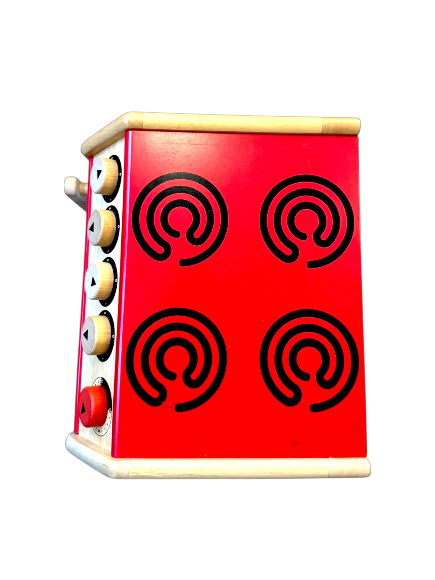 Tidlo Herd aus Holz Rot, Weiß, Natur Gr.Höhe. 52cm, Gewicht 8,7kg | Tidlo