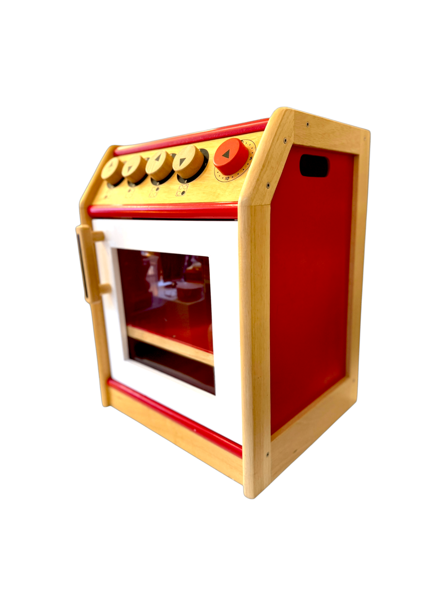 Tidlo Herd aus Holz Rot, Weiß, Natur Gr.Höhe. 52cm, Gewicht 8,7kg | Tidlo