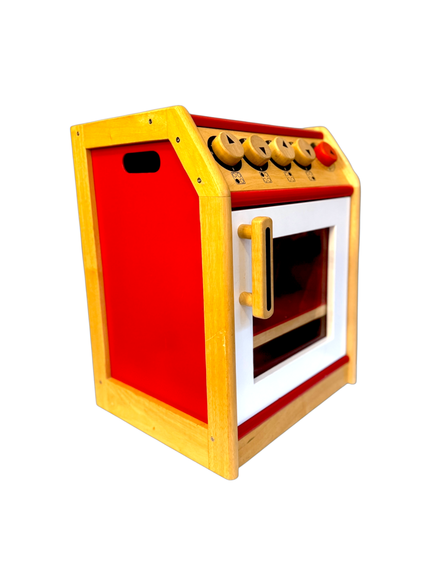 Tidlo Herd aus Holz Rot, Weiß, Natur Gr.Höhe. 52cm, Gewicht 8,7kg | Tidlo