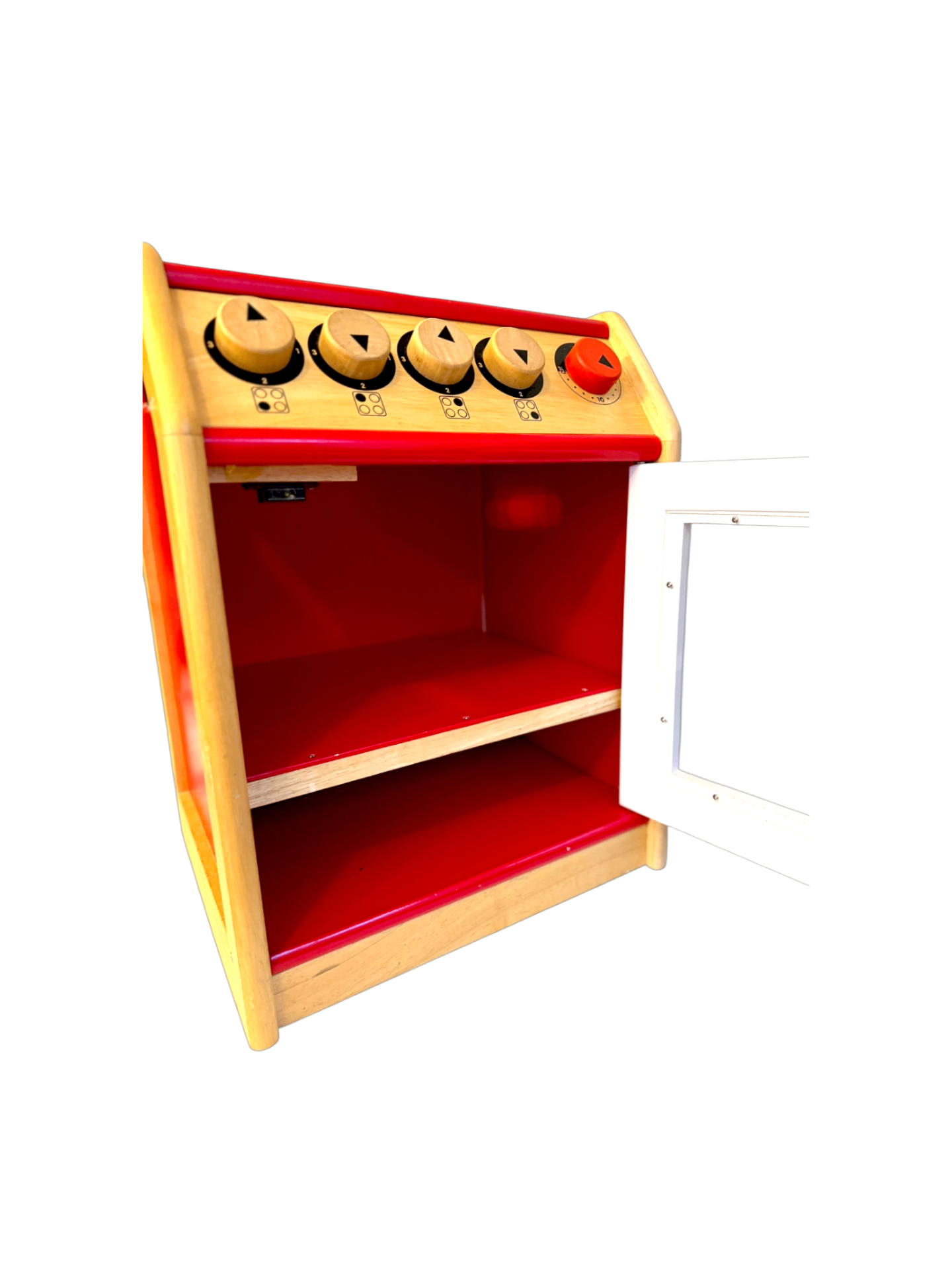 Tidlo Herd aus Holz Rot, Weiß, Natur Gr.Höhe. 52cm, Gewicht 8,7kg | Tidlo