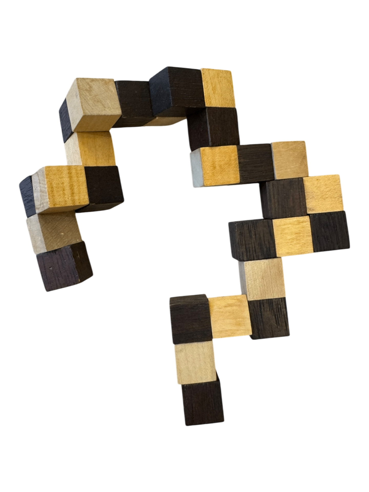 Snake Cube Schlangenwürfel Holz Denkspiel Mod. 350170 Gr. | Engelhart