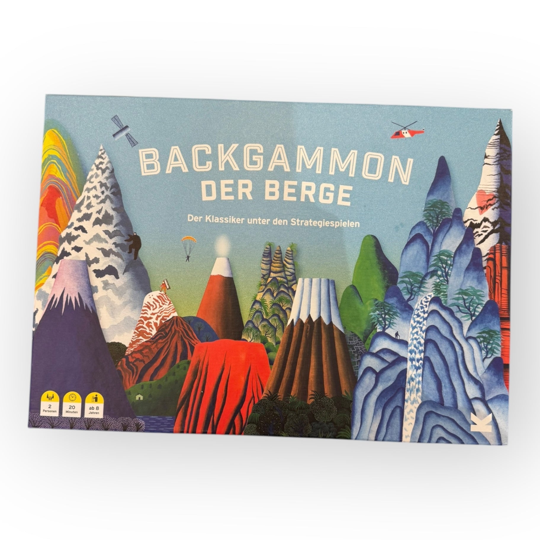 Brettspiel "Backgammon der Berge" Bunt Gr. | Laurence King Verlag