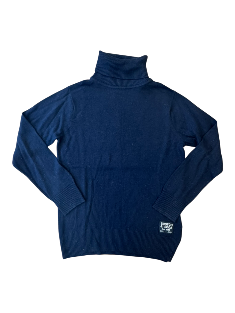 Rollkragenpullover Dunkelblau Gr.128 | Scotch & Soda