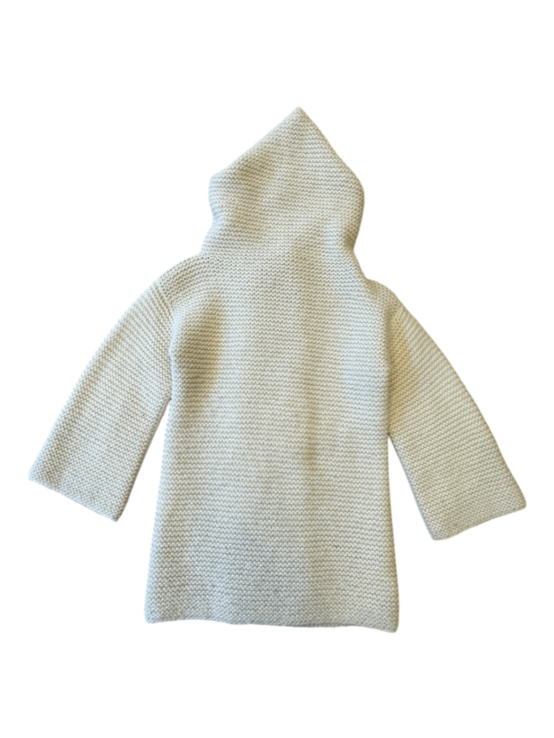 Strickmantel Creme Gr.98/104 | Handmade