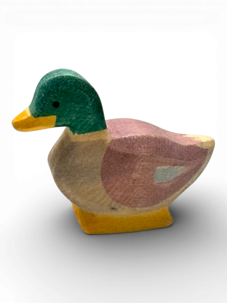 Spielzeugfiguren "Erpel" 13211 Naturholz Gr.4.5 cm | Ostheimer