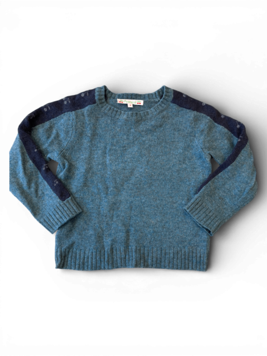 Pullover 100% Merino Grün Gr.104 | Bonpoint