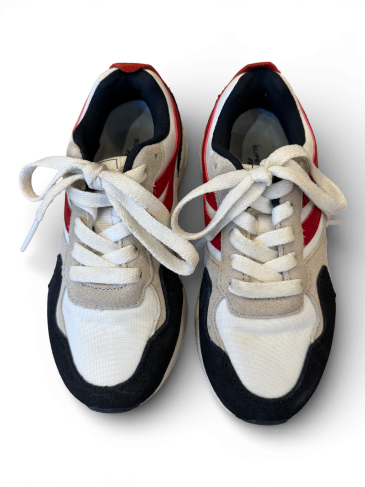 Sneaker Weiß, Schwarz, Rot Gr.32 | Superga