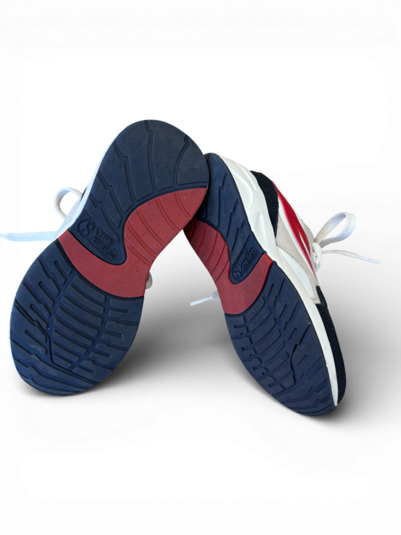 Sneaker Weiß, Schwarz, Rot Gr.32 | Superga