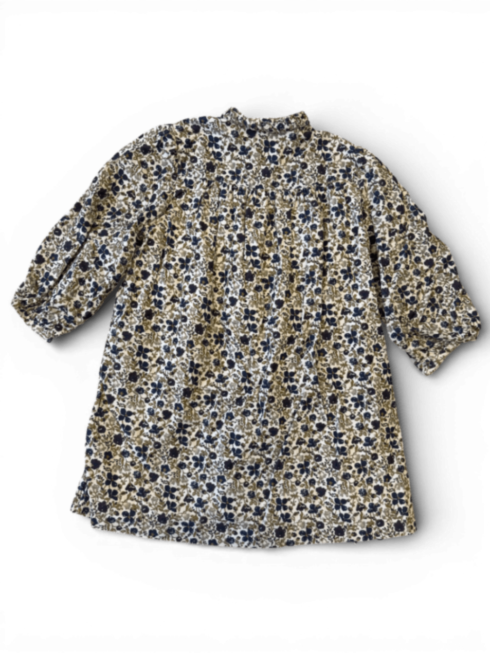 Cord-Kleid mit Blumen-Print Gr.98/104 | Bonpoint