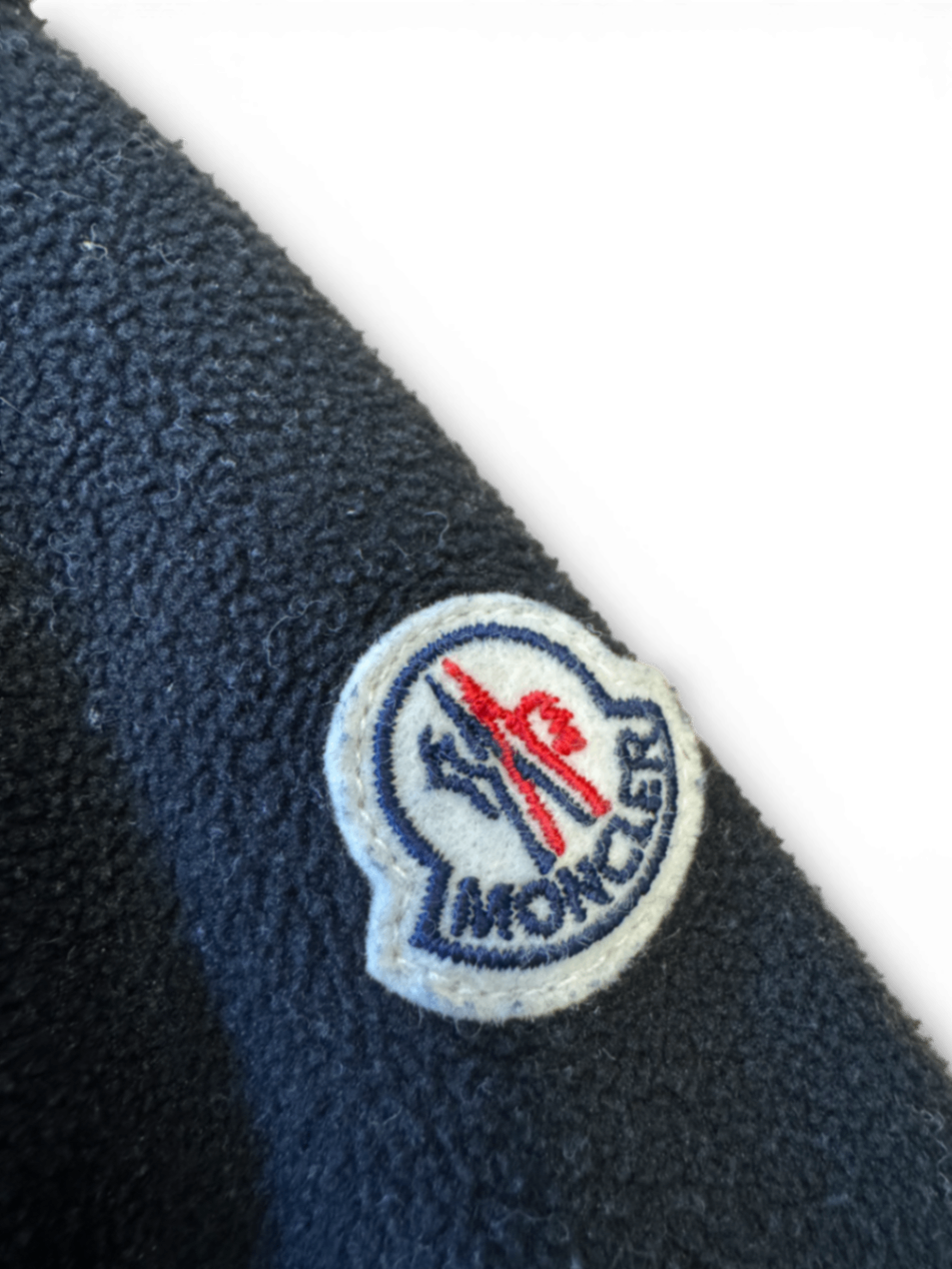 Fleece Jacke mit Zipper Dunkelblau Gr.98/104 | Moncler