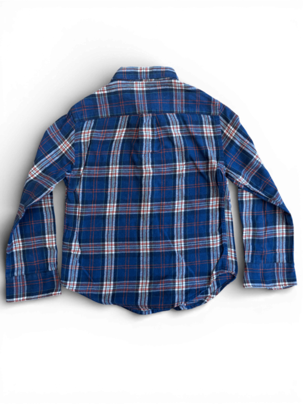 Hemd Blau mit Rot und Weiß Karo Gr.104 | AO76
