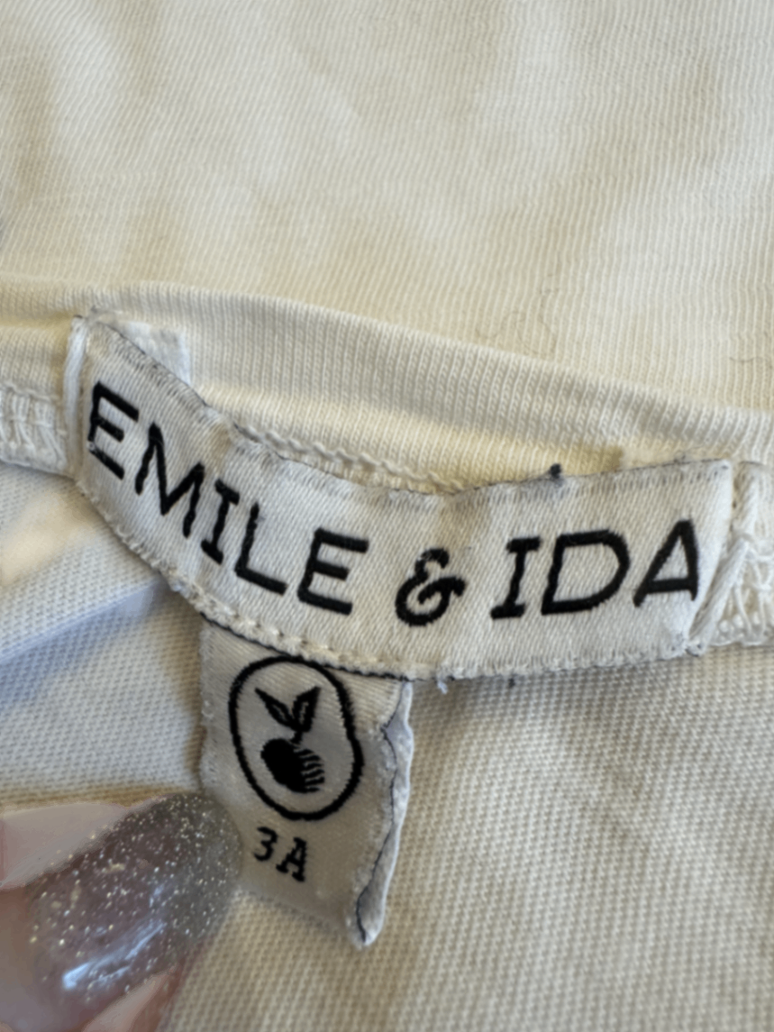 T-Shirt Cremebeige Gr.98 | Emile & Ida