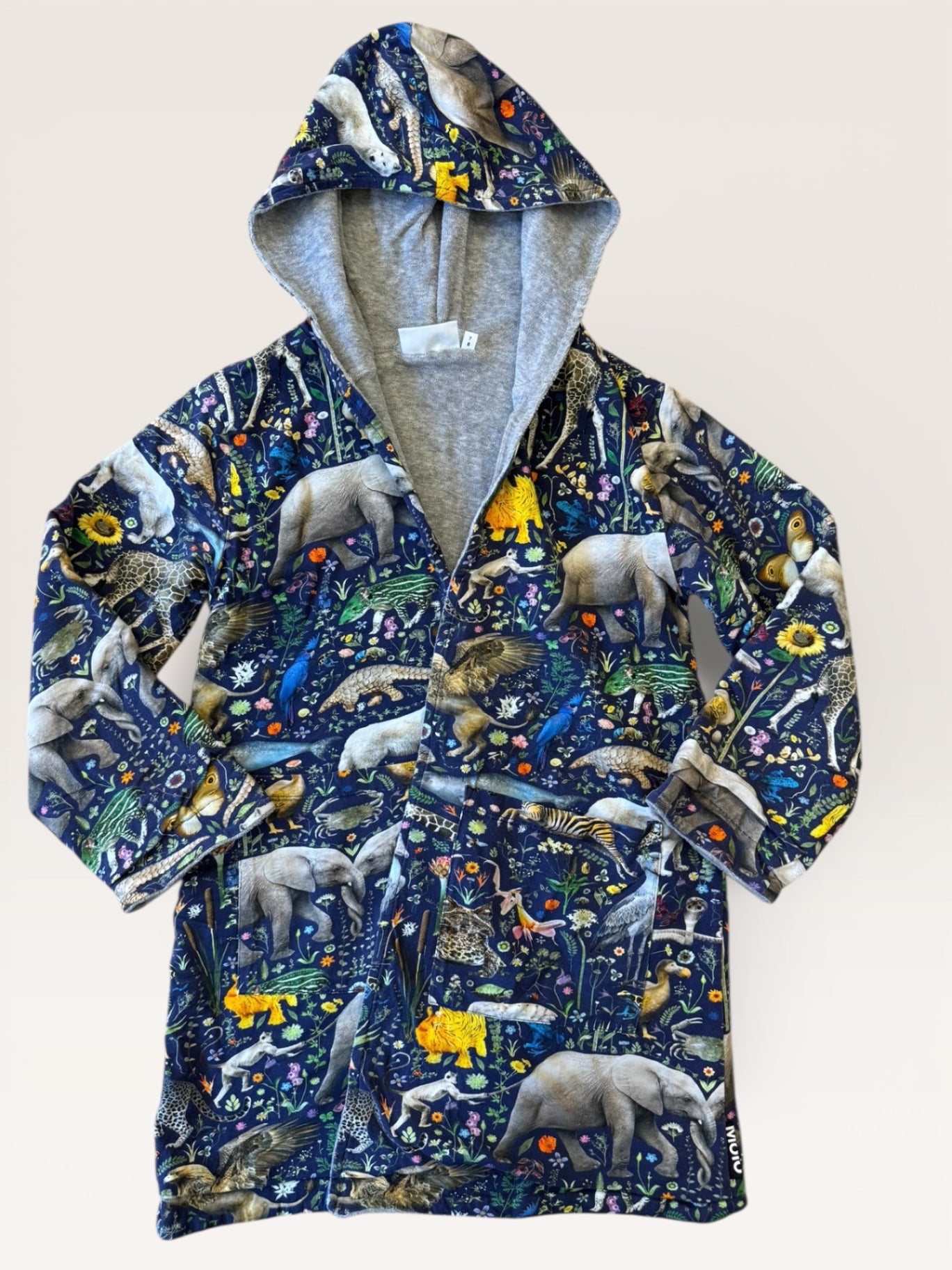 Bademantel Animal-Print Frottee-Jersey Gr. 128 | Molo