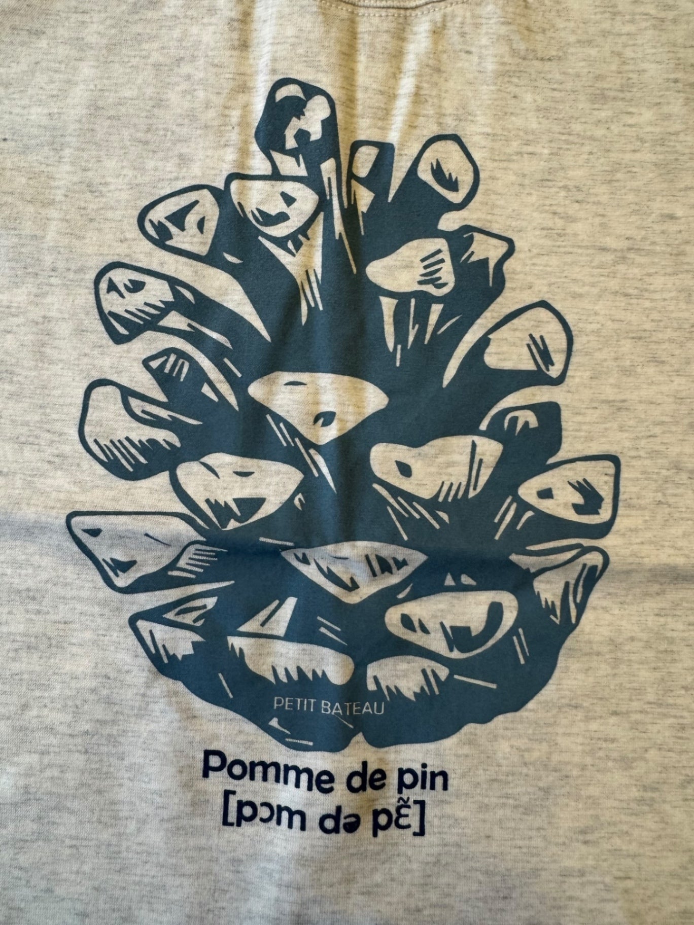 Longsleeve "Pomme de Pin" Gr.152 | Petit Bateau