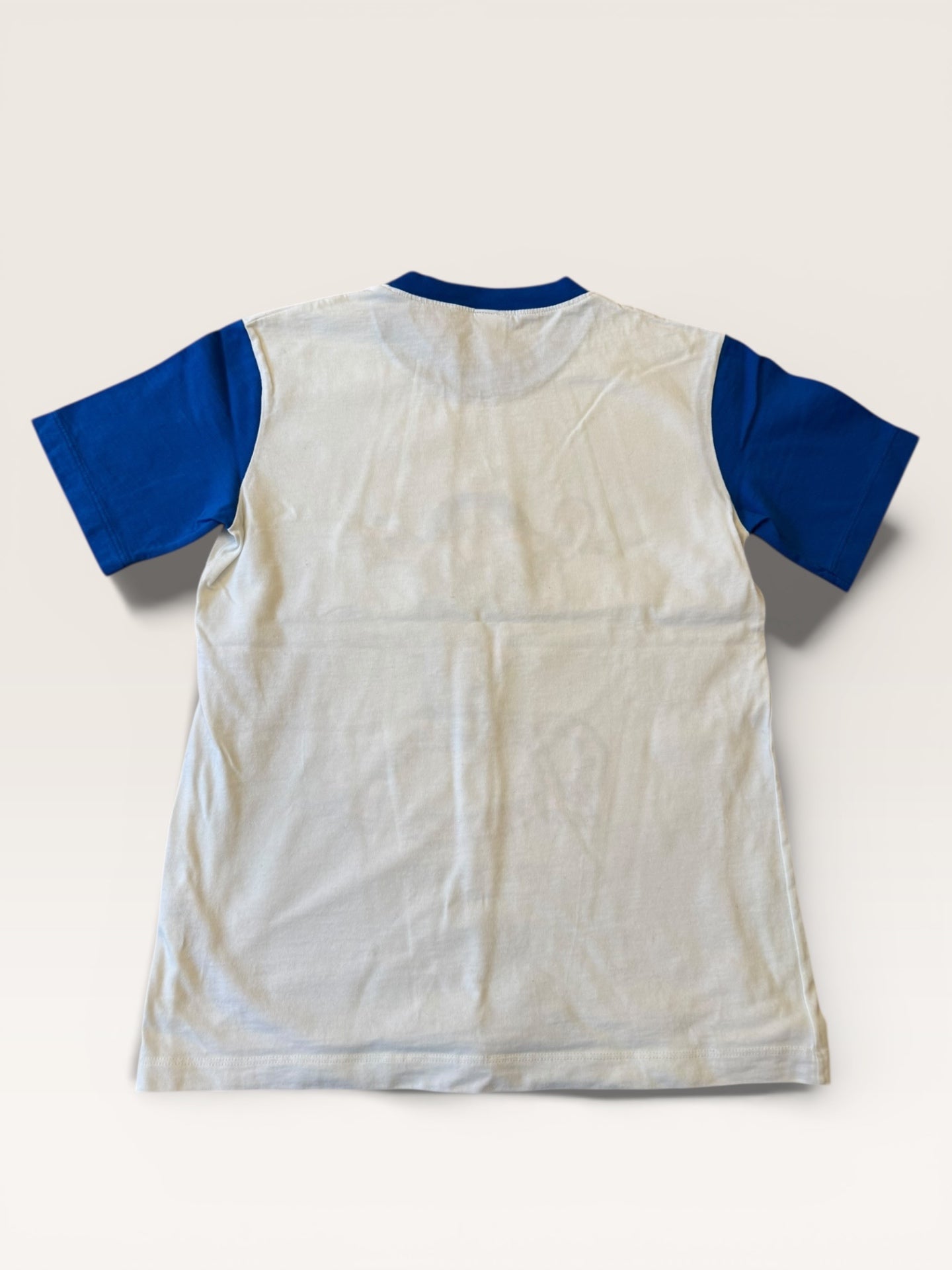 T-Shirt mit Leoparden-Motiv blau-weiß  Gr.152 | Petit Bateau