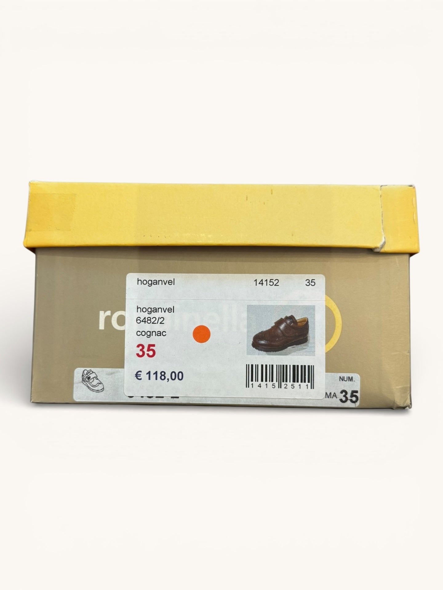 Budapester mit Klettverschluß Braun Gr.35 | Rondinella