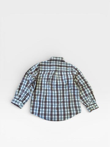 Hemd Blau, Weiß, Bordeaux Gr.98 | Gocco