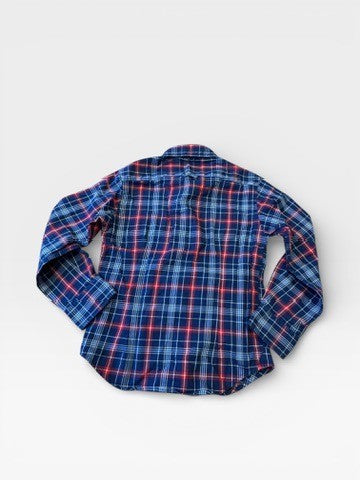 Hemd Blau Rot kariert Gr.104 | Gant