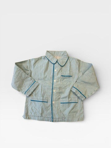 Pyjama Türkis und Weiß Gr.92 | Marke unbekannt
