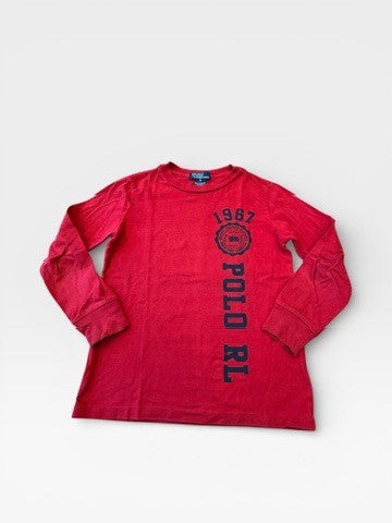 Langarmshirt Jungs Rot Gr.110 | Polo Ralph Lauren