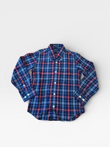 Hemd Blau Rot kariert Gr.104 | Gant