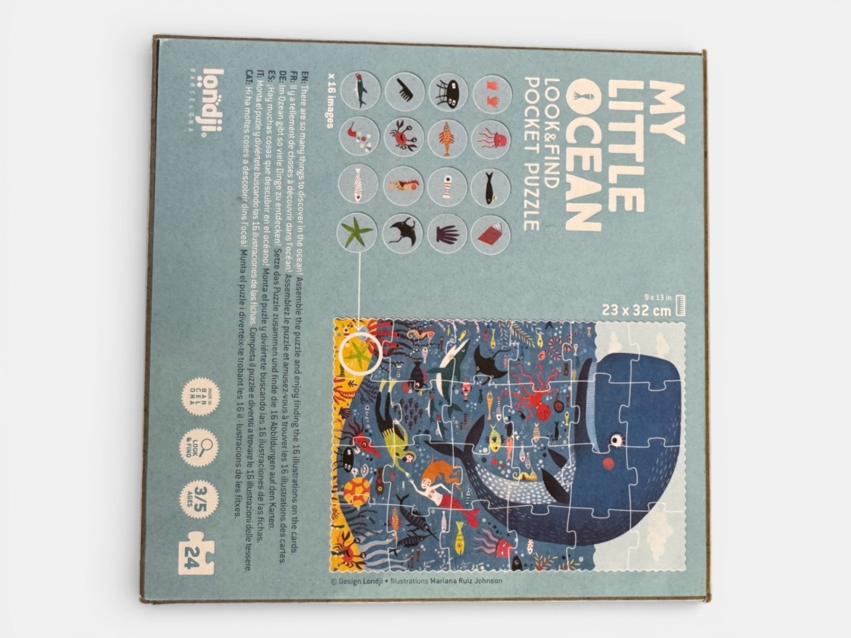 Puzzles & Spiele Bunt Gr.24 Teile | Landji