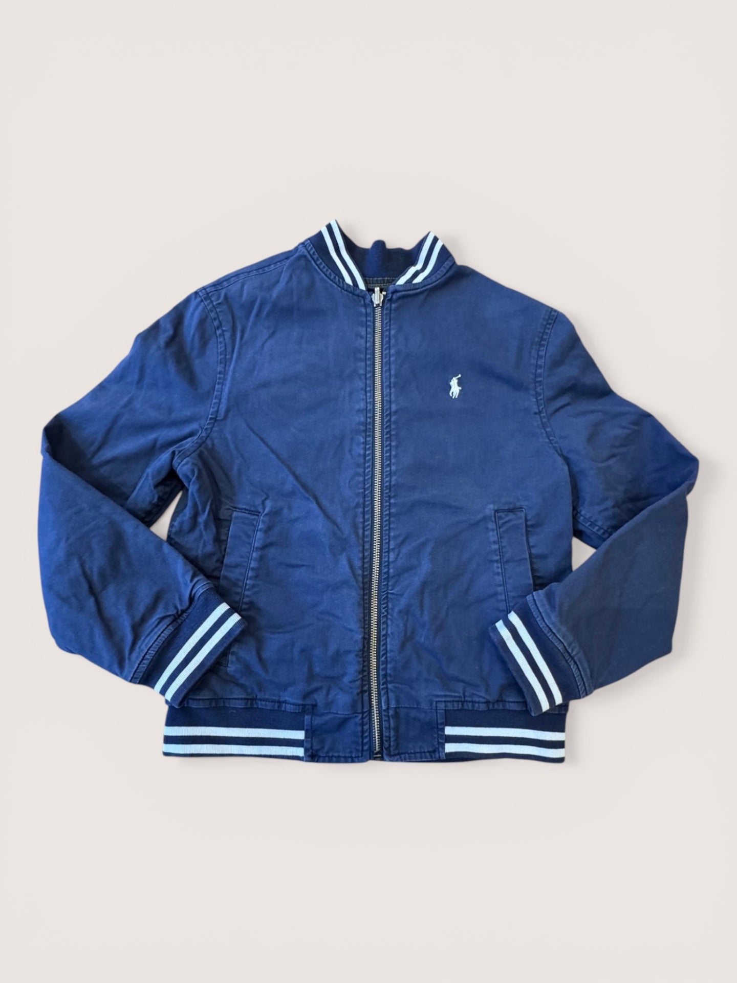 Blouson Bomberjacke zum Wenden Blau, Camouflage Gr.140 | Polo Ralph Lauren