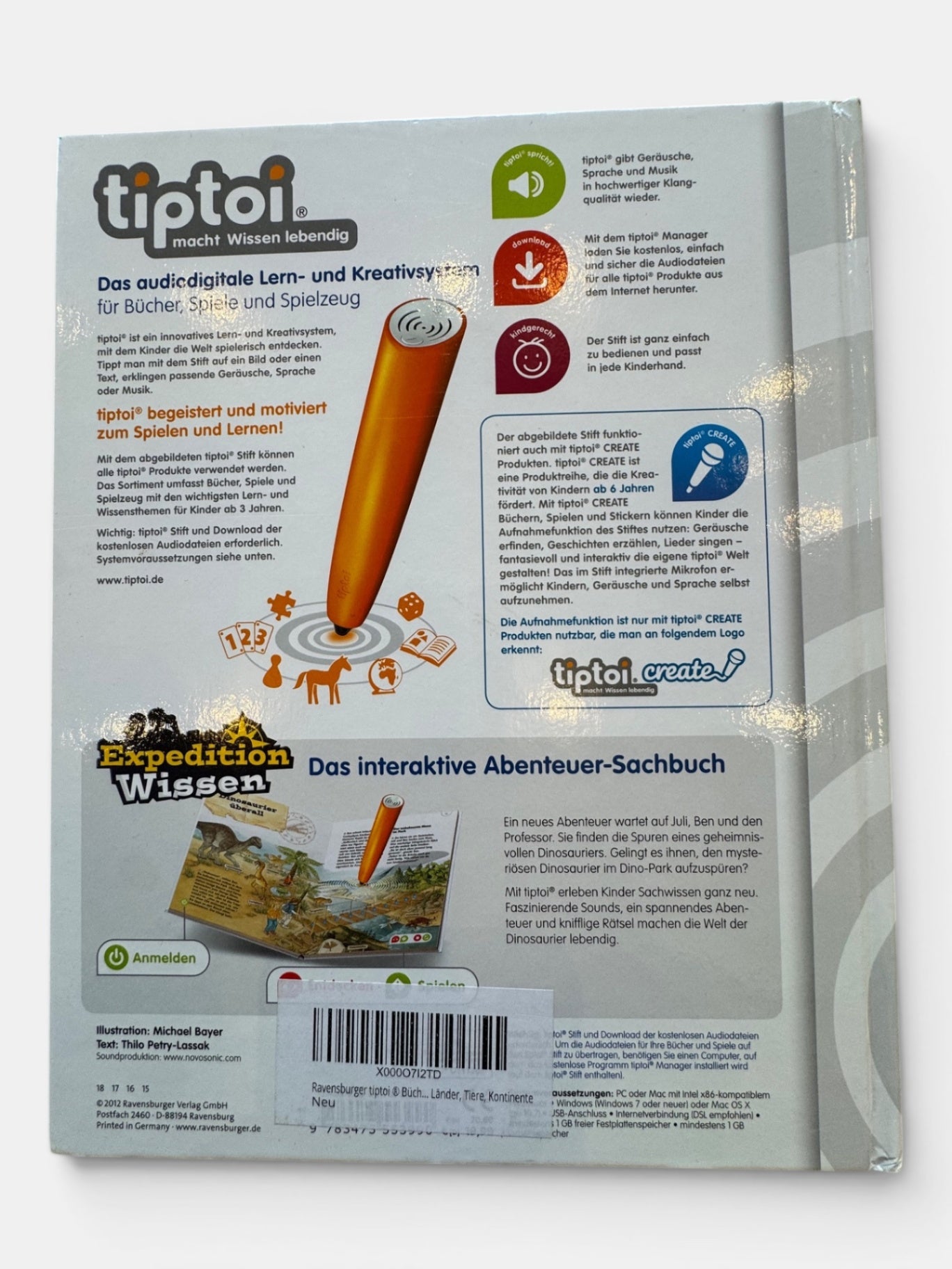Kinderbuch tiptoi "Expedition Wissen - Vulkane" | Ravensburger