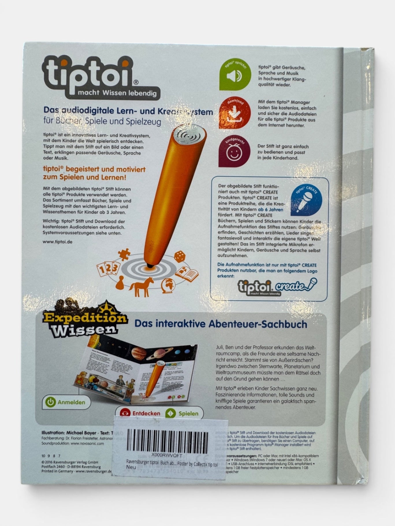 Kinderbuch tiptoi "Expedition Wissen - Dinosaourier" | Ravensburger